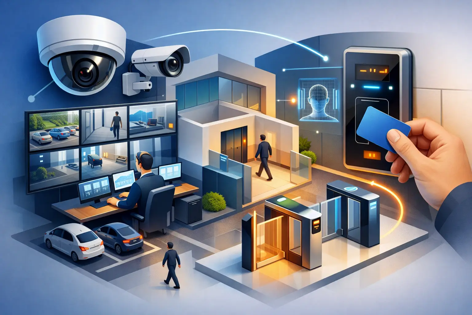 CCTV and Access Control Integration for Safer Properties