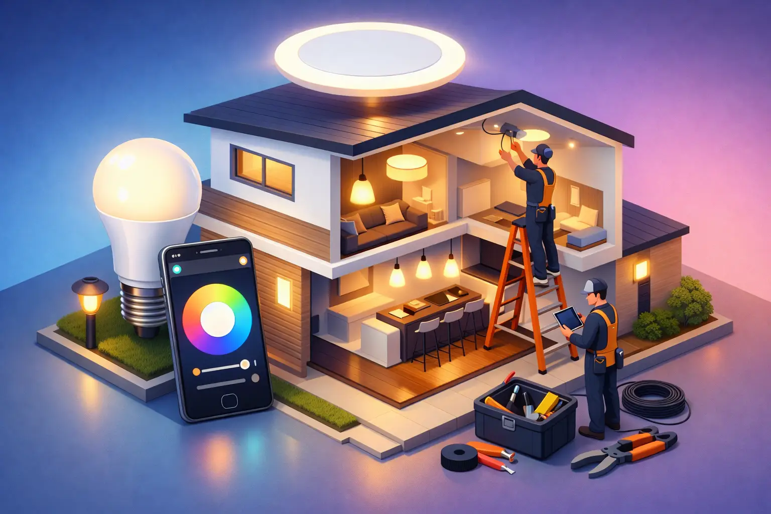 Smart Lighting Installation for Homes That Lasts